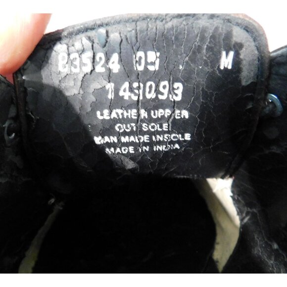 Nunn Bush Dress Flex Leather Oxford Shoes Mens Size 9.5 Dark Brown Wing Tip - Picture 12 of 14